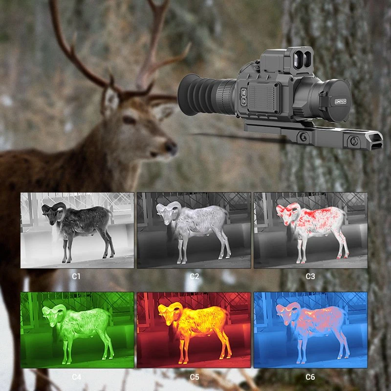 Infrared Thermal Night Vision Scope Sight Optional Laser Rangefinder Infrared Thermal Imaging Scope for Hunting