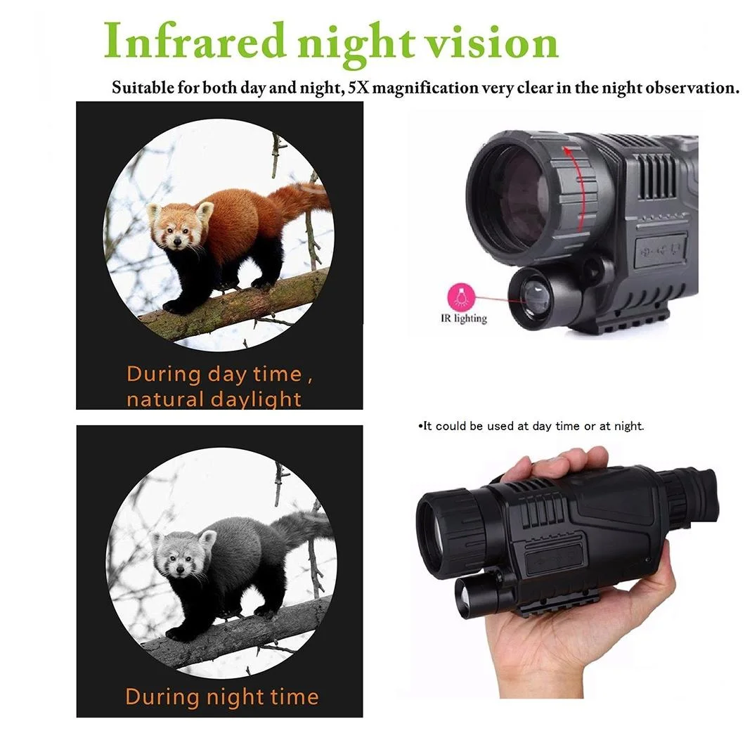 2022 New Digital Night Vision Device Nv2180 Magnification Range 5X Digital Magnification Range 8X HD Pixel High Quality