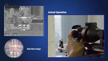 Long Detection Identification Capacity Infrared Thermal Imager Clip on with WiFi